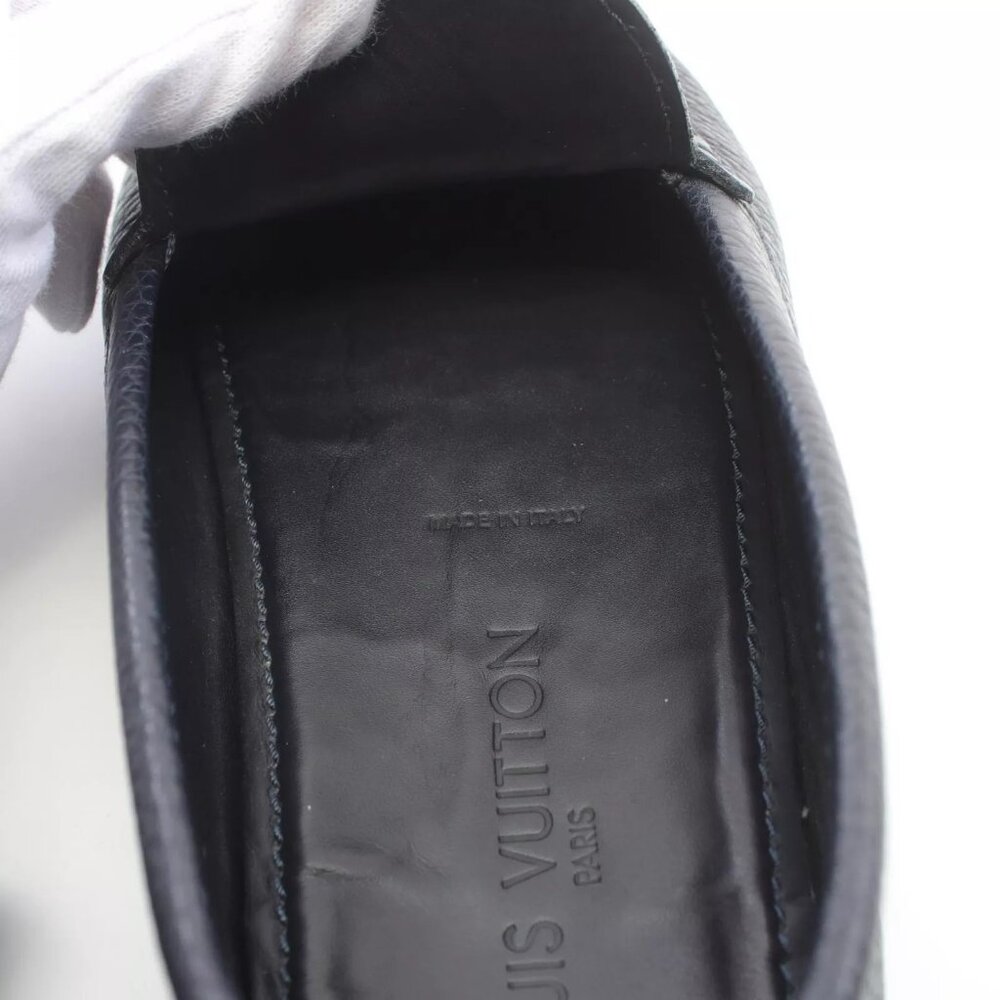 LOUIS VUITTON casual shoes leather Navy Used mens size - Picture 11 of 11